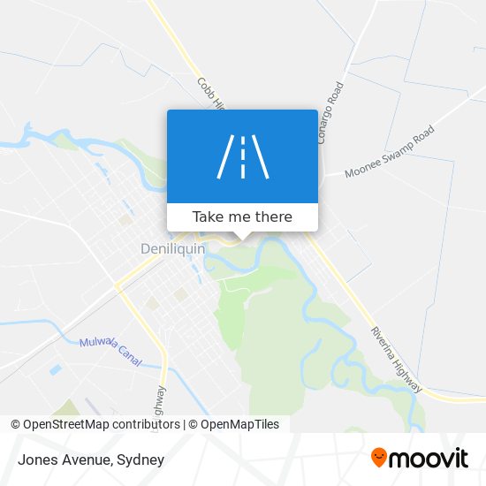 Mapa Jones Avenue