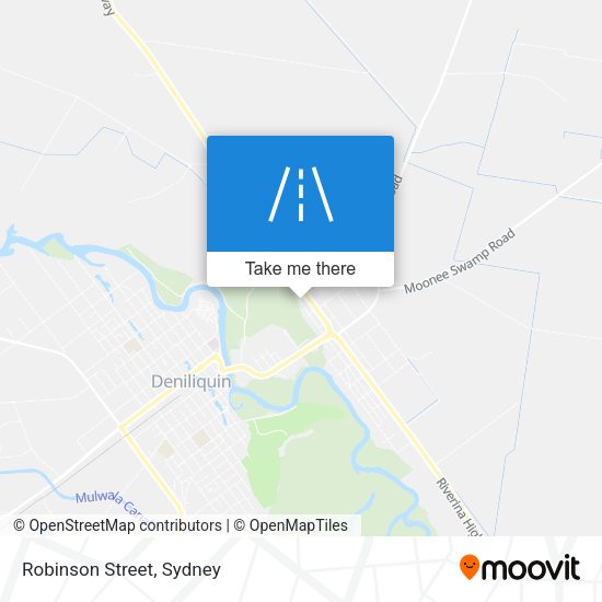 Robinson Street map