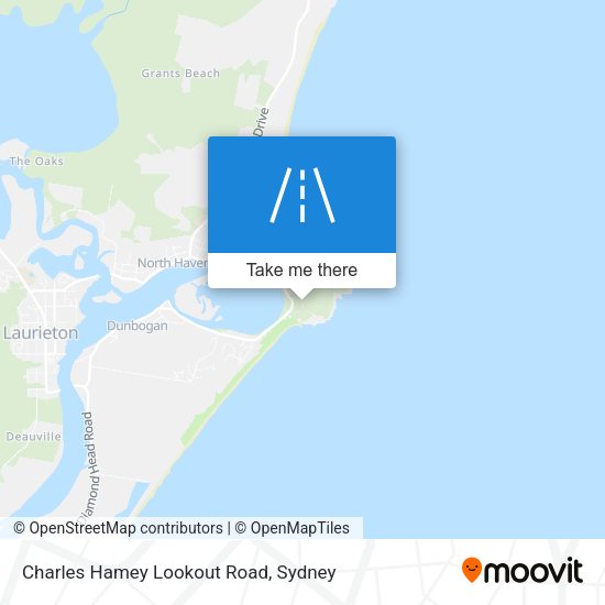 Charles Hamey Lookout Road map