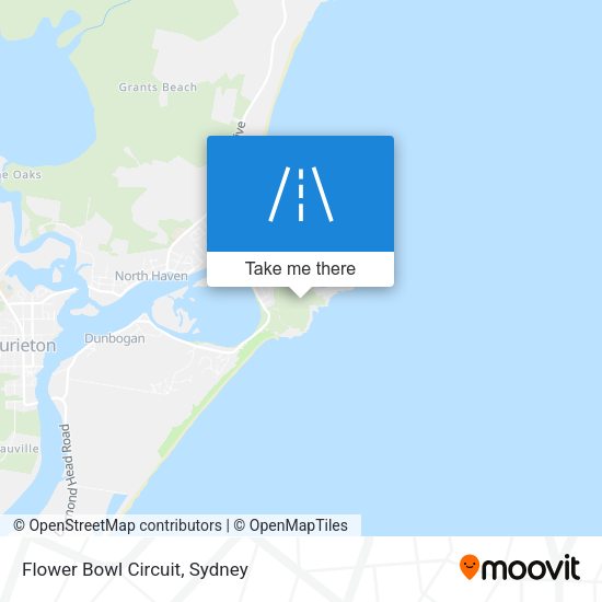 Flower Bowl Circuit map