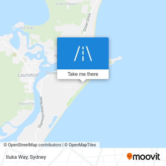 Iluka Way map