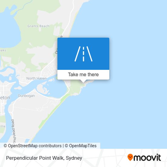 Perpendicular Point Walk map
