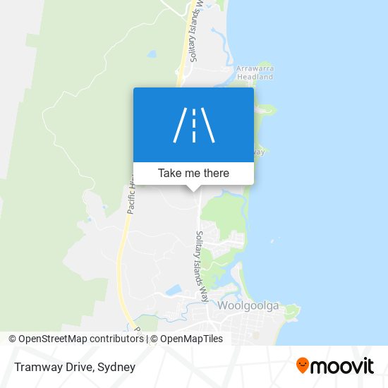 Tramway Drive map