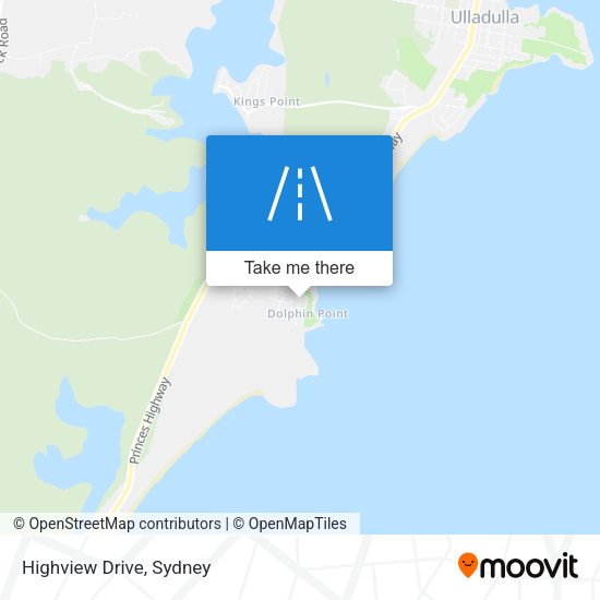 Highview Drive map
