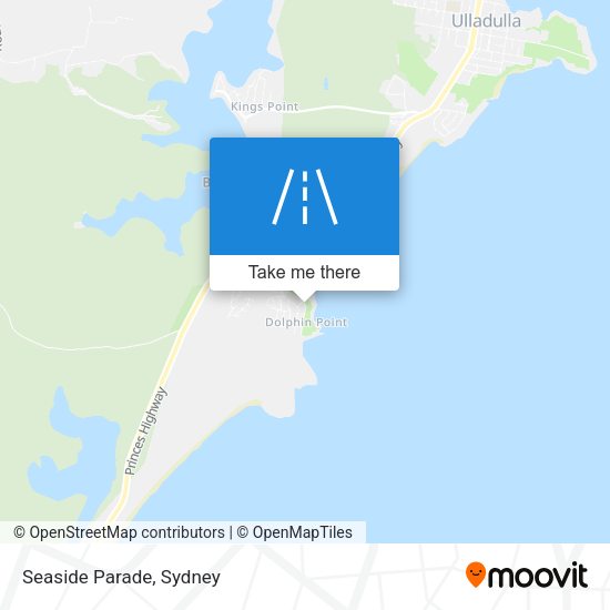 Seaside Parade map
