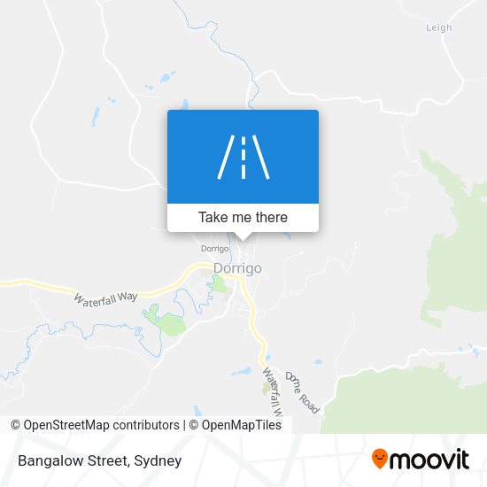 Bangalow Street map