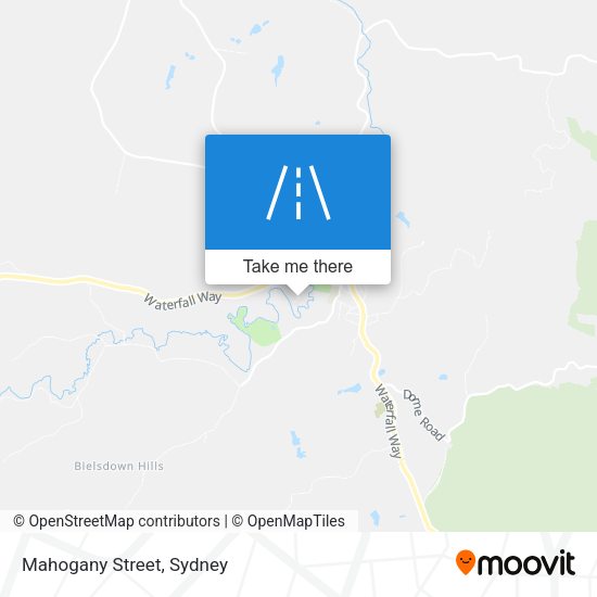 Mahogany Street map