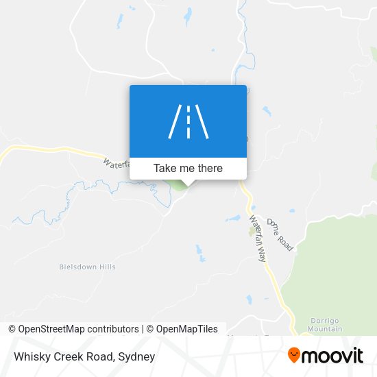 Whisky Creek Road map