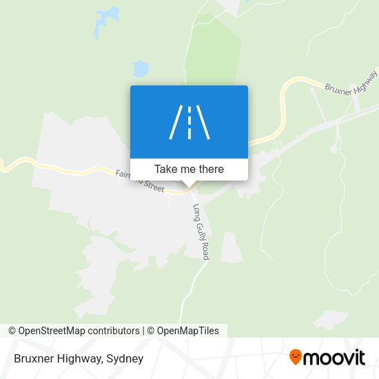 Bruxner Highway map
