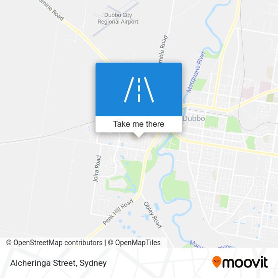 Alcheringa Street map