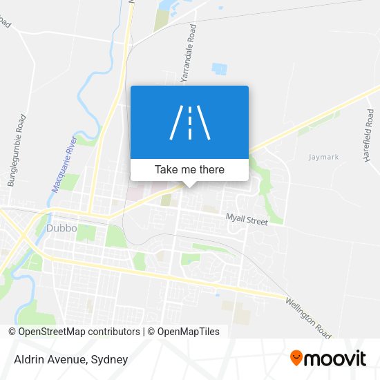 Aldrin Avenue map