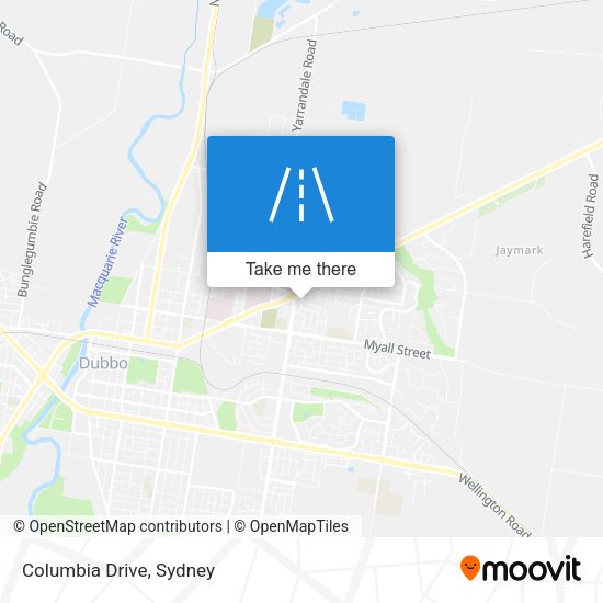 Columbia Drive map
