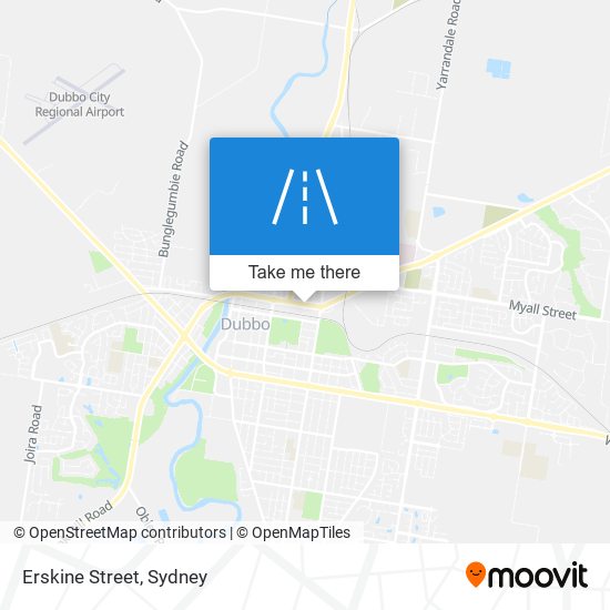 Erskine Street map