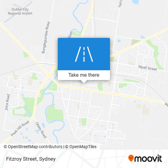 Fitzroy Street map