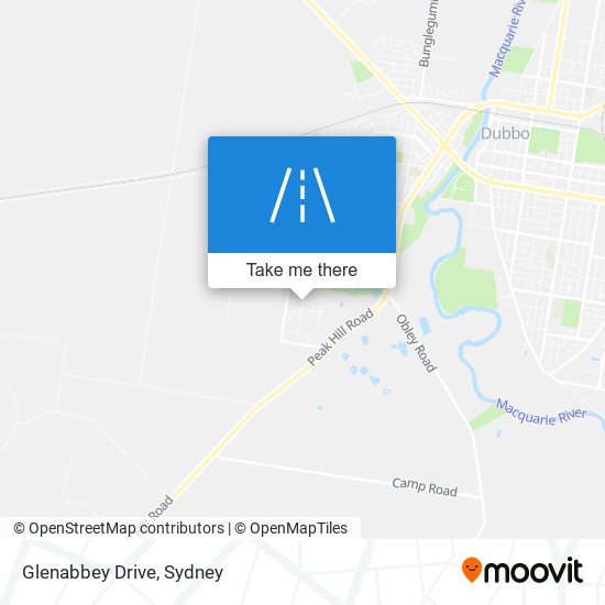 Mapa Glenabbey Drive