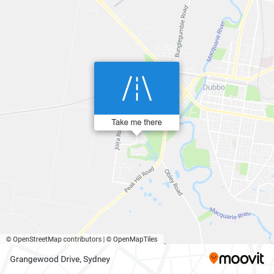 Mapa Grangewood Drive