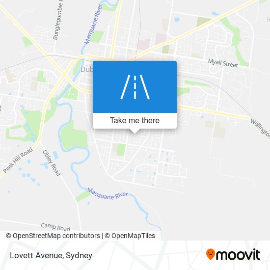 Mapa Lovett Avenue