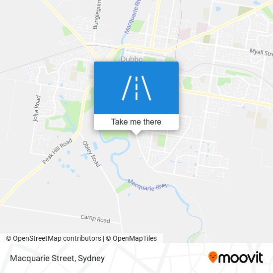 Macquarie Street map