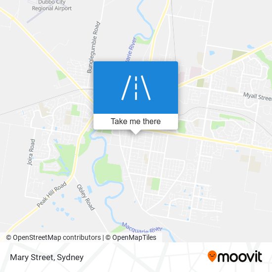 Mary Street map