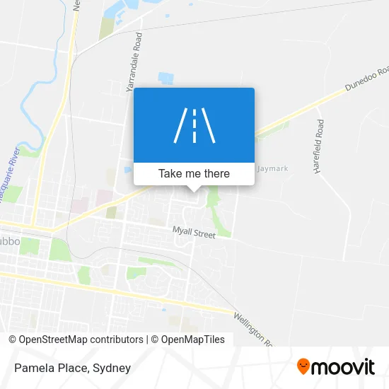Mapa Pamela Place
