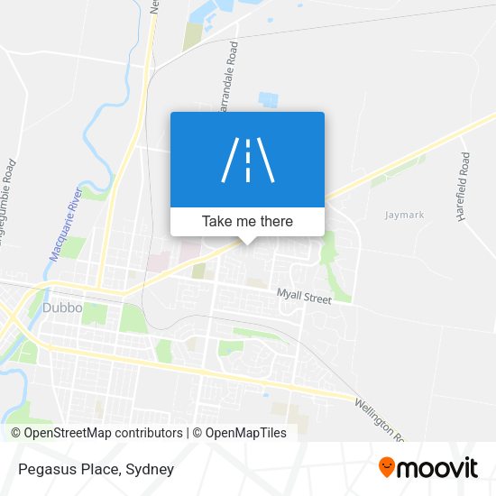 Pegasus Place map