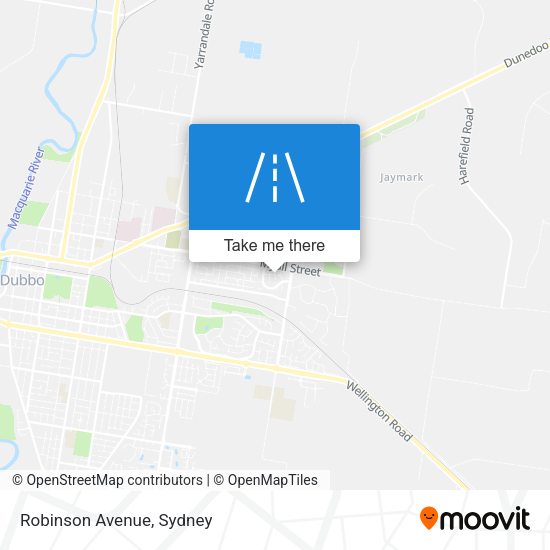 Robinson Avenue map