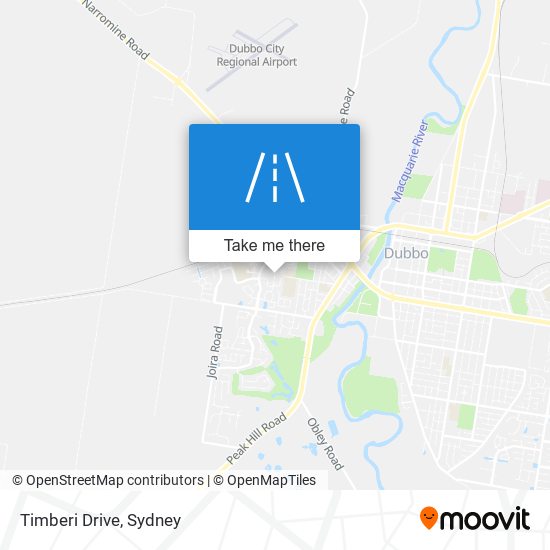 Timberi Drive map