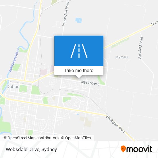 Websdale Drive map