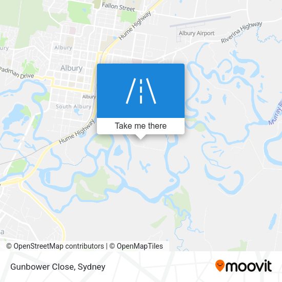 Gunbower Close map
