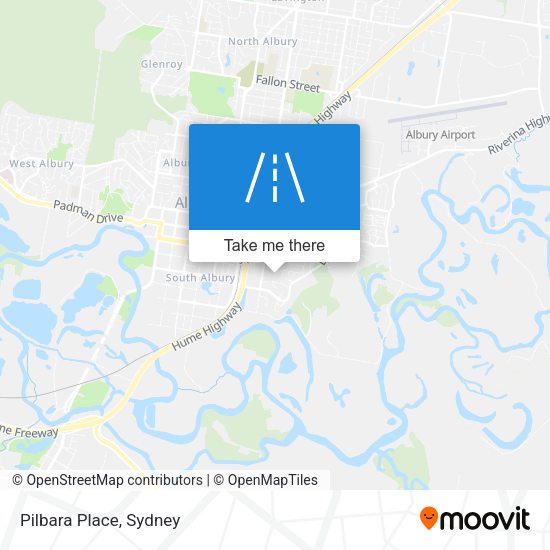 Pilbara Place map