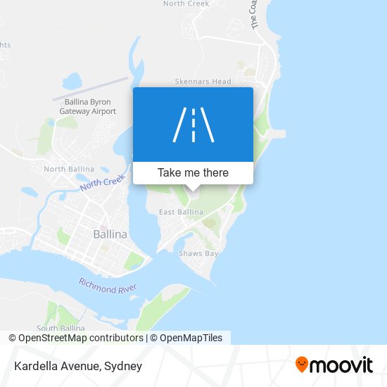 Kardella Avenue map