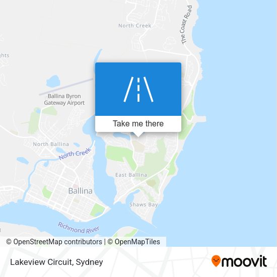 Lakeview Circuit map