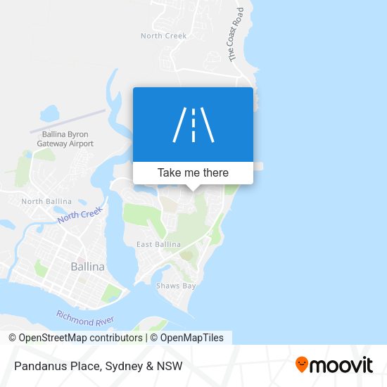Pandanus Place map