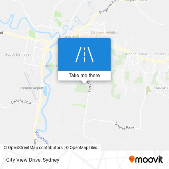 City View Drive map