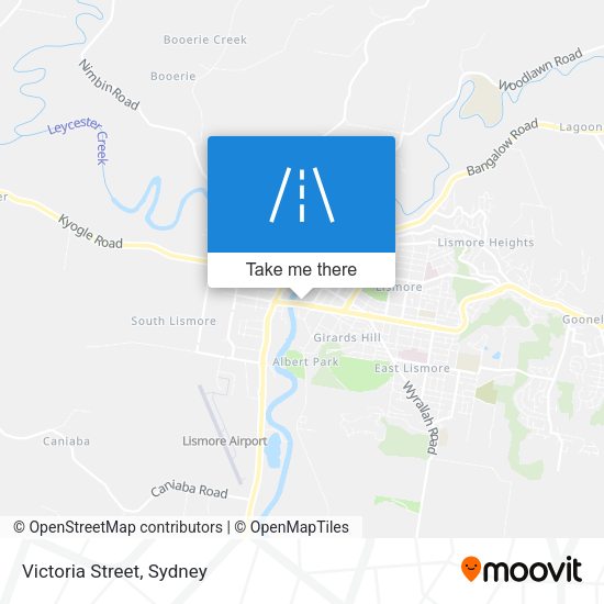 Victoria Street map