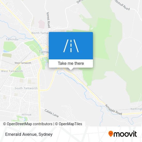 Emerald Avenue map
