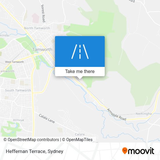 Heffernan Terrace map