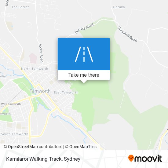 Mapa Kamilaroi Walking Track