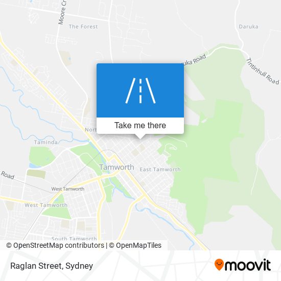 Raglan Street map