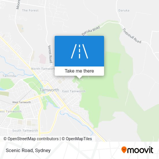 Scenic Road map