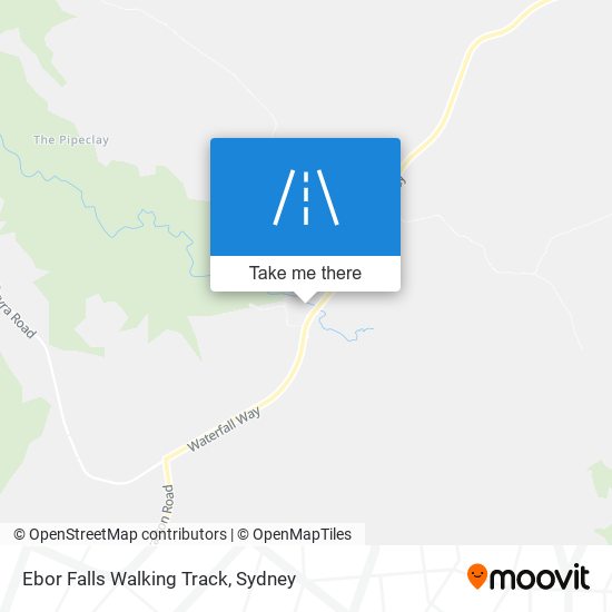 Ebor Falls Walking Track map