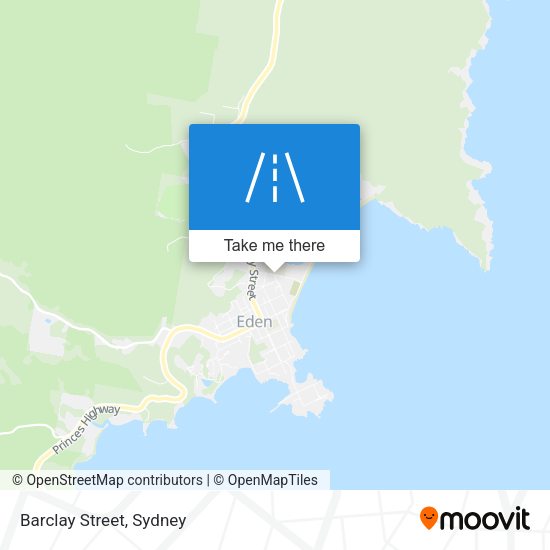 Barclay Street map