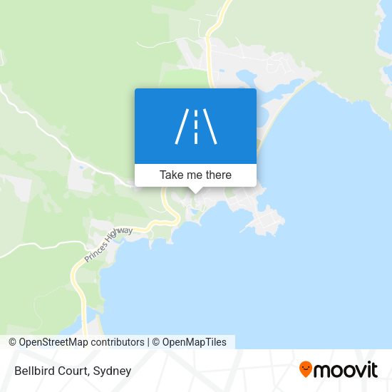 Bellbird Court map