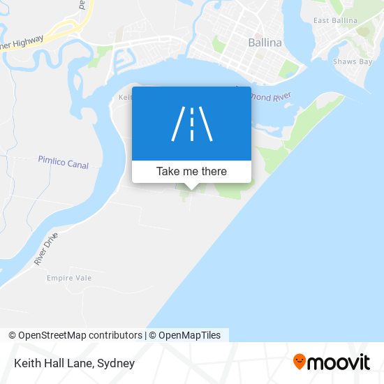 Keith Hall Lane map