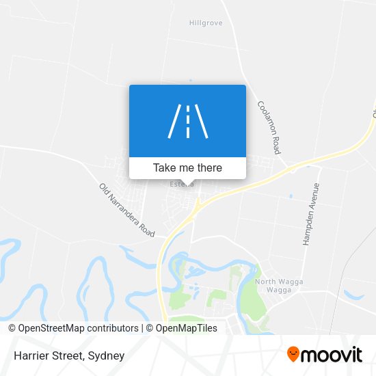 Harrier Street map