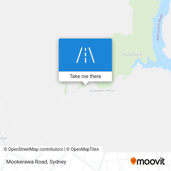 Mookerawa Road map