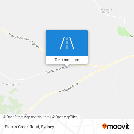 Slacks Creek Road map