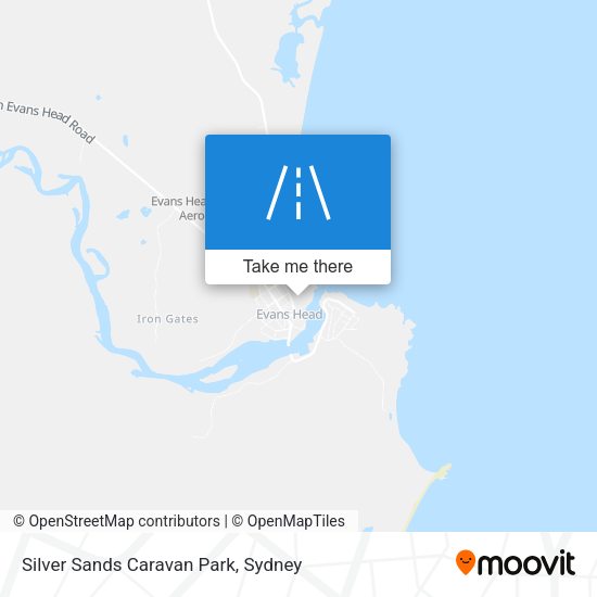 Silver Sands Caravan Park map