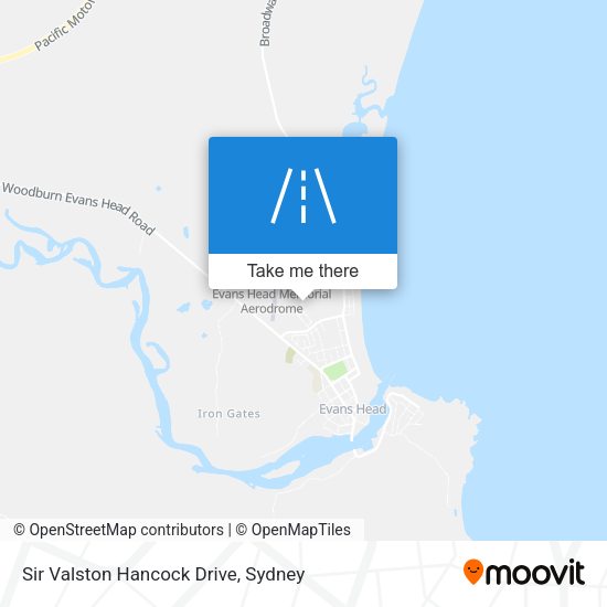 Sir Valston Hancock Drive map