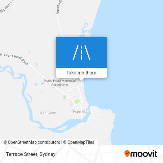 Terrace Street map